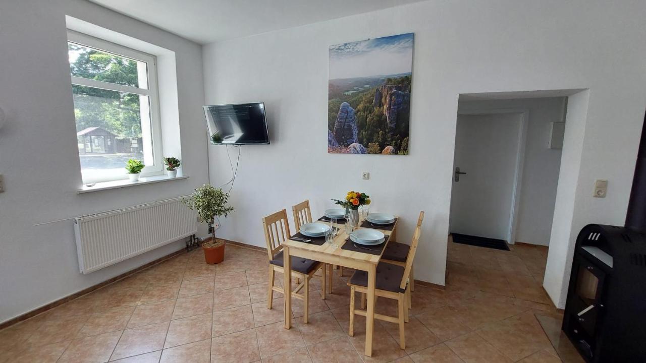 Ferienwohnung Am Hofladen Hellendorf - Saechsische Schweiz Bad Gottleuba Exterior foto