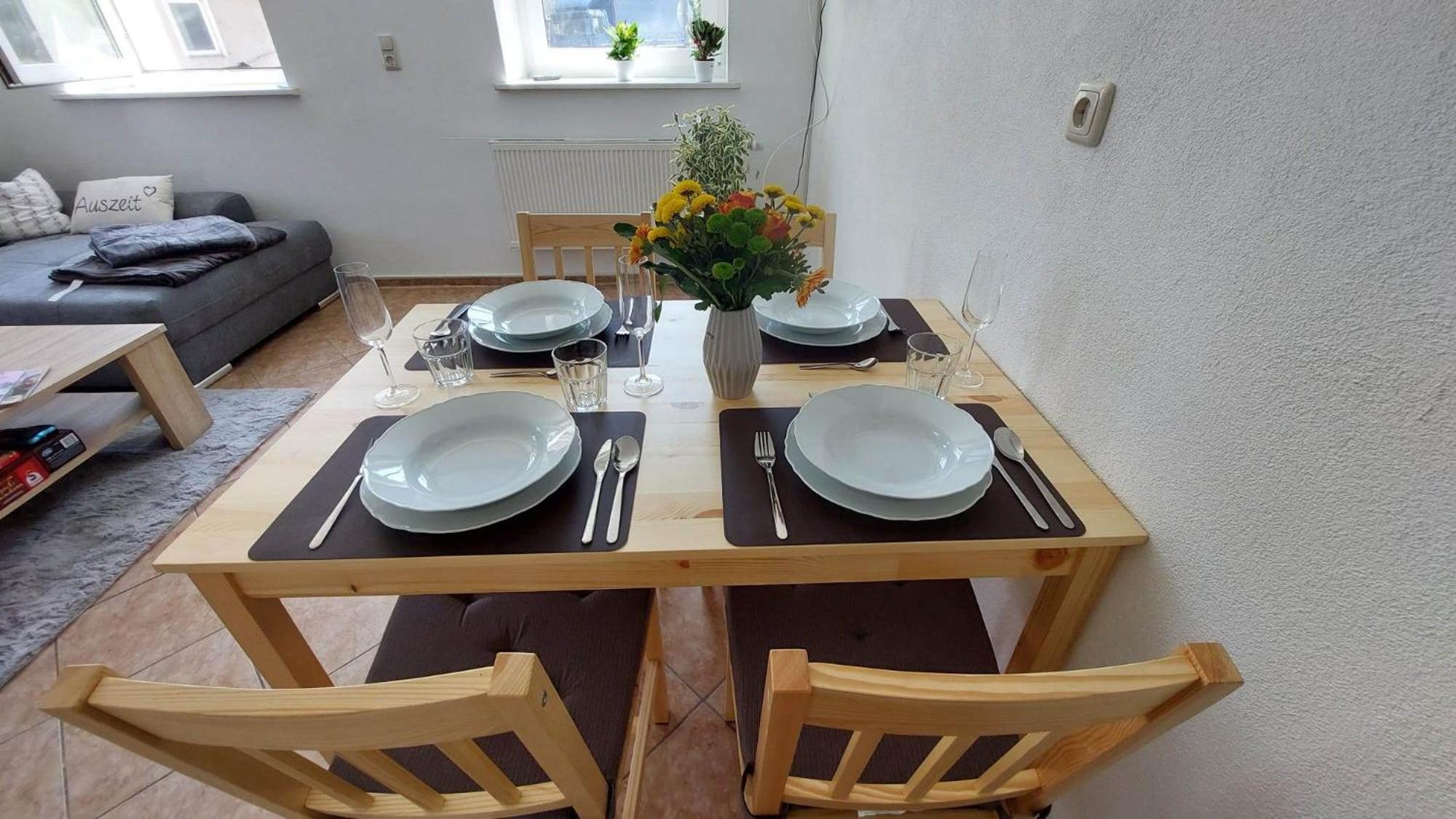 Ferienwohnung Am Hofladen Hellendorf - Saechsische Schweiz Bad Gottleuba Exterior foto